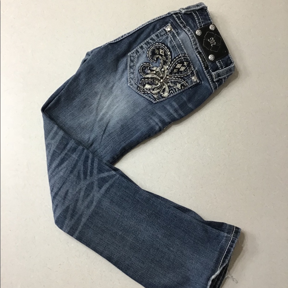 EUC Miss Me jeans size 25 inseam 27inches